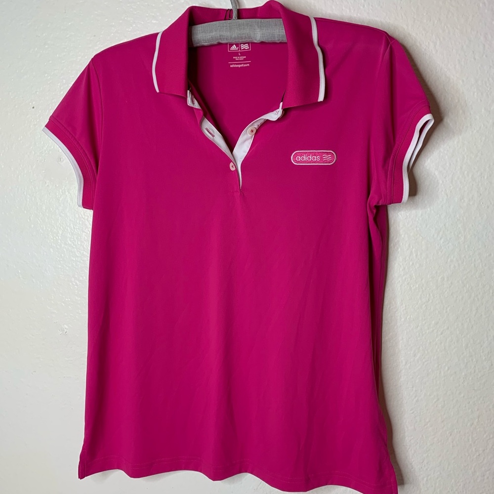 NWT ADIDAS WOMENS HOT OINK POLO LARGE